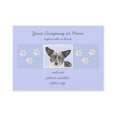 Cardigan Welsh Corgi Painting - Original Dog Art