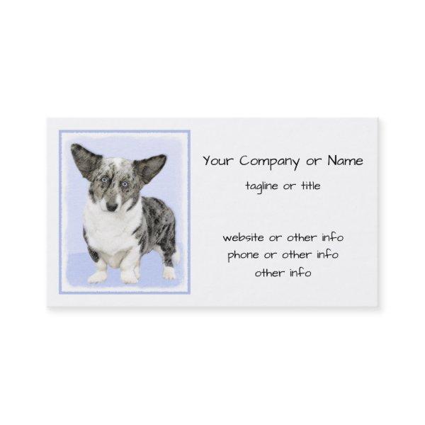 Cardigan Welsh Corgi Painting - Original Dog Art