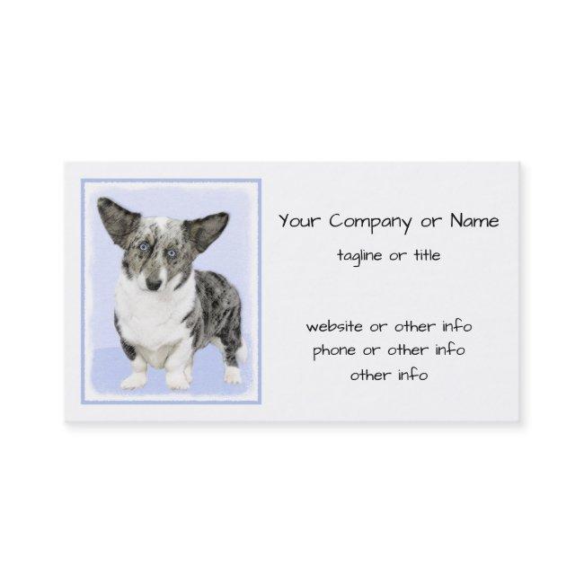 Cardigan Welsh Corgi Painting - Original Dog Art