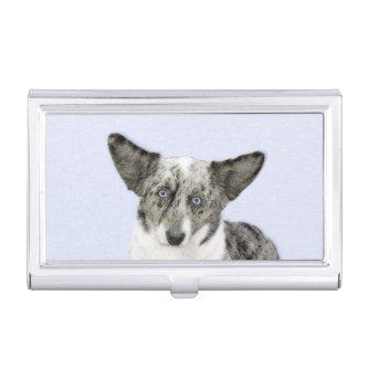 Cardigan Welsh Corgi Painting - Original Dog Art  Case