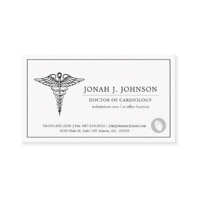 Cardiologist | Minimalist Lined Border