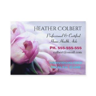 Caregiver  Pretty Pink Tulips Happy Professional