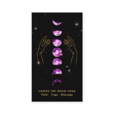 *~* Caress Moon Violet Purple Phases + Hands Star