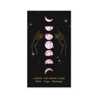 *~* Caress PINK Moon Phases + Hands Celestial Star