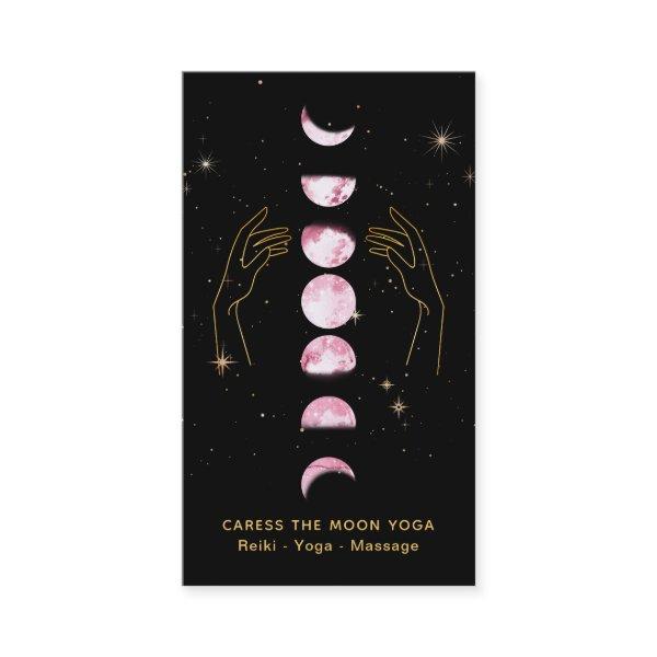 *~* Caress PINK Moon Phases + Hands Celestial Star