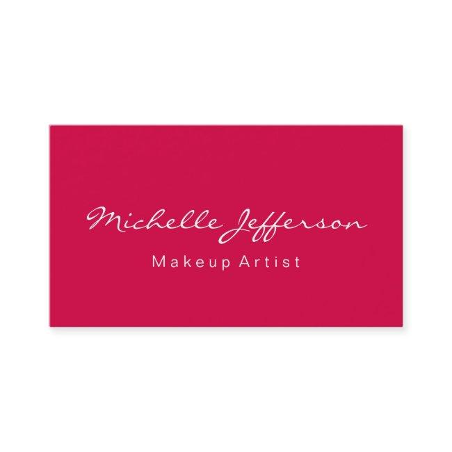 Carmine Red Makeup Artist Unique