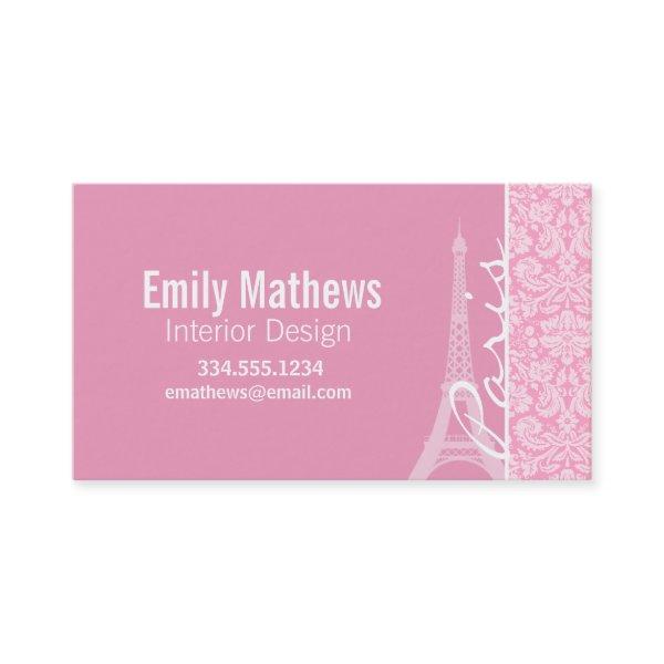 Carnation Pink Damask Pattern