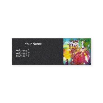 CARNIVAL NIGHT Music Masquerade Dance Black Paper Mini