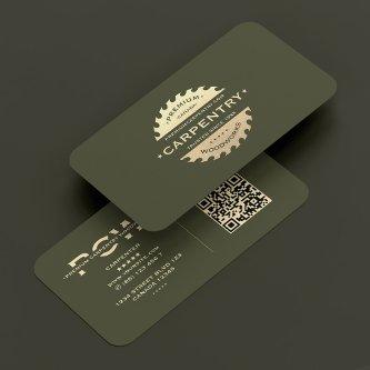 Carpenter Army Green Gold Saw Modern