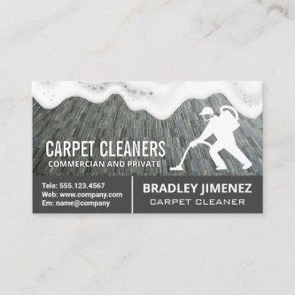 Carpet Cleaner Logo | Carpet Rug | Soap Suds