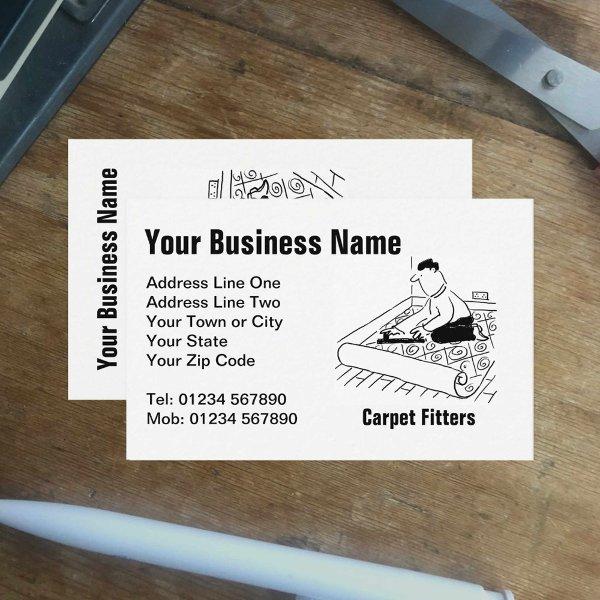 Carpet Fitting Services Cartoon