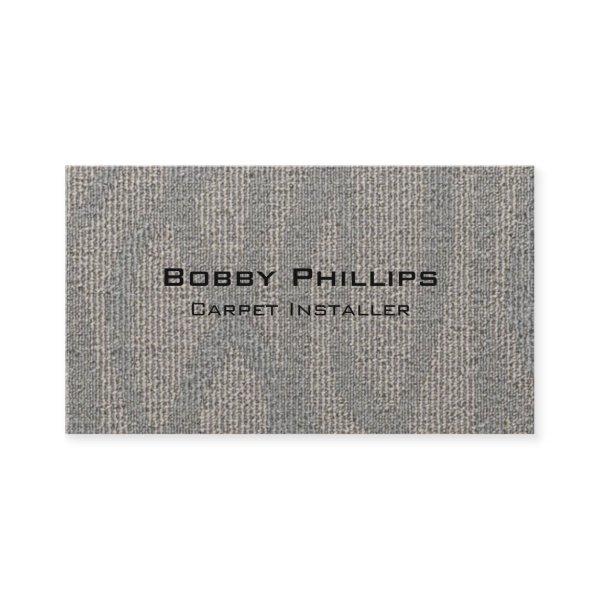 Carpet installer