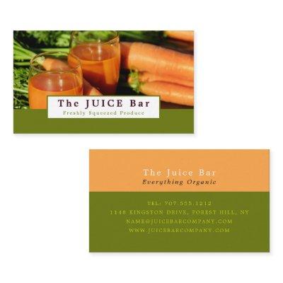 Carrot Juice, Juice Bar