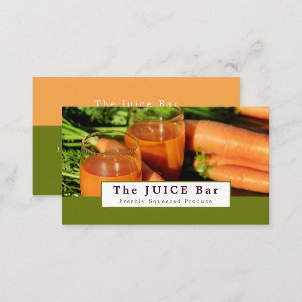 Carrot Juice, Juice Bar