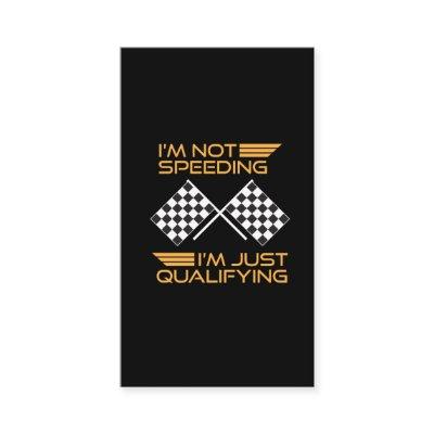 Cars Racing Gift Speeding Qualifying Racer