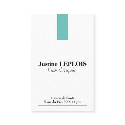 Cartes de visite Standard : 8,5 cm x 5,5 cm