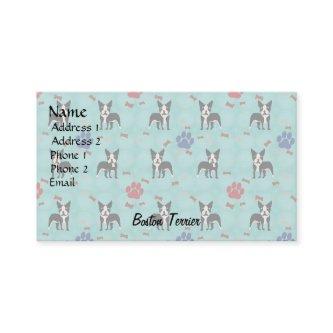 Cartoon Boston Terrier