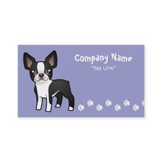 Cartoon Boston Terrier