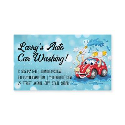 Cartoon Buggy Car Wash Illustration