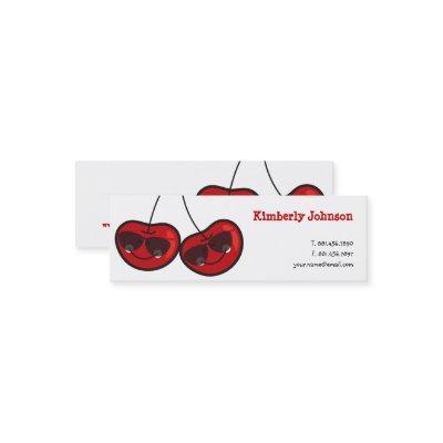 Cartoon Fun & Cool Cheeky Cherries With Sunglasses Mini