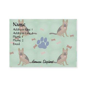 Cartoon German Shepherd Dog