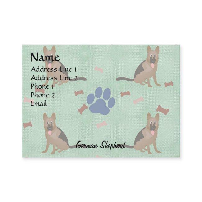 Cartoon German Shepherd Dog