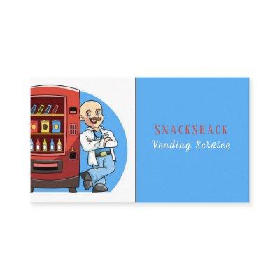 Cartoon Mr. Vending Machine Service