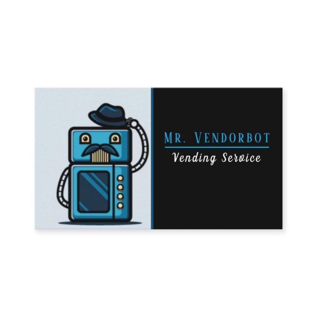 Cartoon Mr. Vending Machine Service