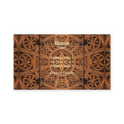 Carved Wood Symmetry