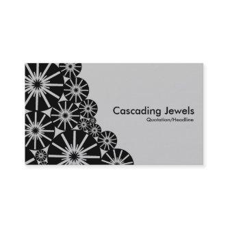 Cascading Jewels - Light Gray CCCCCC