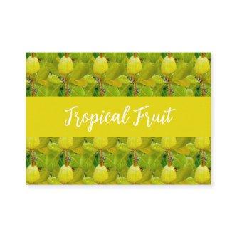 Cashew Tropical Fruit Pattern
