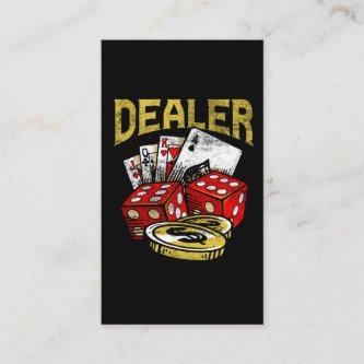 Casino Gambling Dealer Texas Holdem Poker