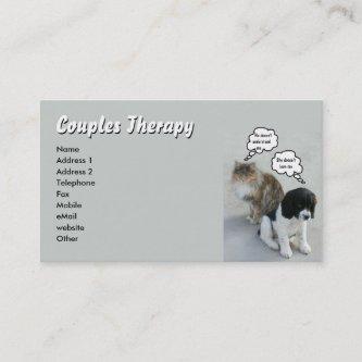 Cat & Dog Couples Therapy