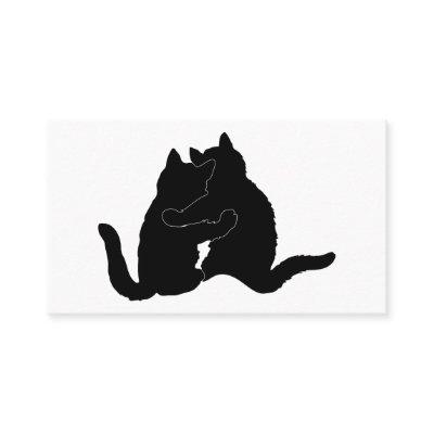 cat hugging