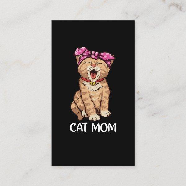 Cat Mom Bandana Cute Kitten Lover