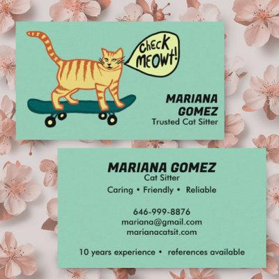Cat Sitter Cute Check Meowt Kittens Cats Vets