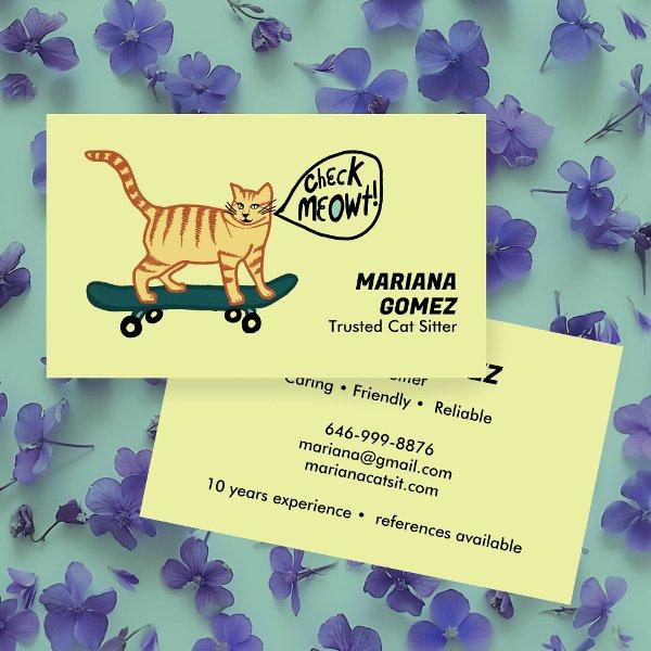 Cat Sitter Cute Check Meowt Kittens Cats Vets