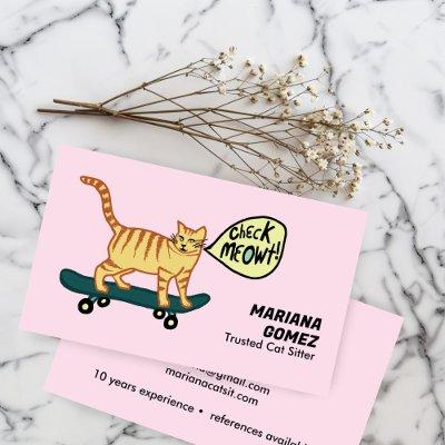 Cat Sitter Cute Check Meowt Kittens Cats Vets