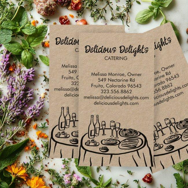 Catering Chef Event Planning Food CUSTOM Kraft