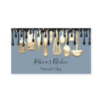 Catering Personal Chef Restaurant Drip Gold Drips