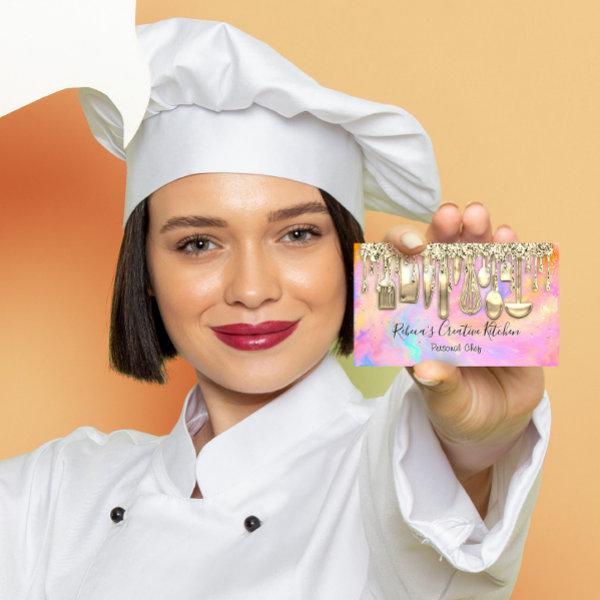 Catering Personal Chef Restaurant QR Code Pink