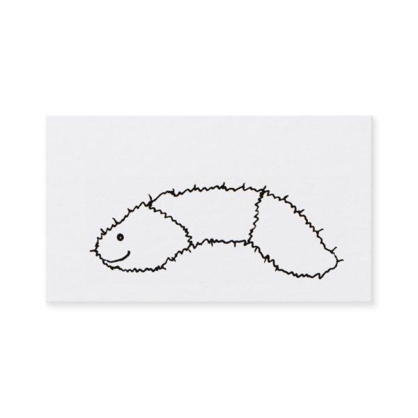 Caterpillar - cute fun woolly bear drawing art