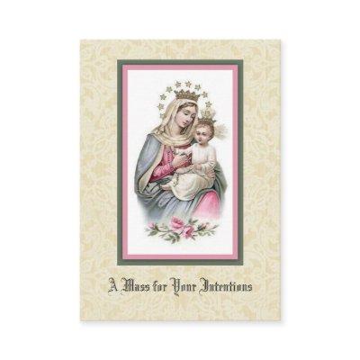 Catholic Mass Offering Queen Mary Jesus