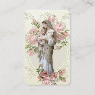 Catholic Mother's Day Remembrance Holy Card