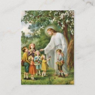 Catholic Parent's Blessings Children Holy Card