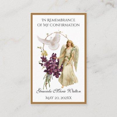 Catholic Religious Confirmation Remembrance Angel