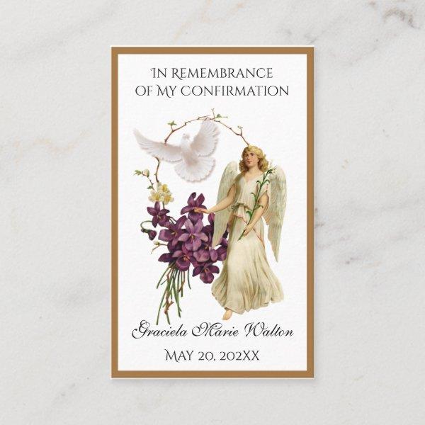 Catholic Religious Confirmation Remembrance Angel