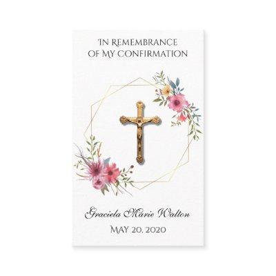 Catholic Religious Confirmation Remembrance Cross