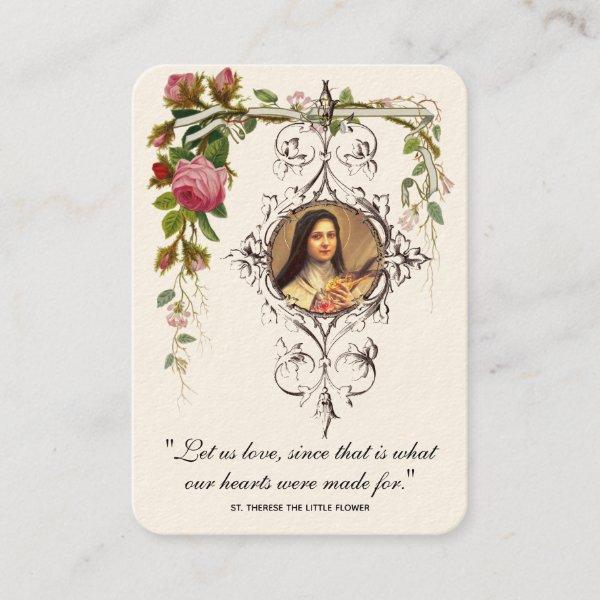 Catholic Wedding Favor St. Therese Remembrance Bus