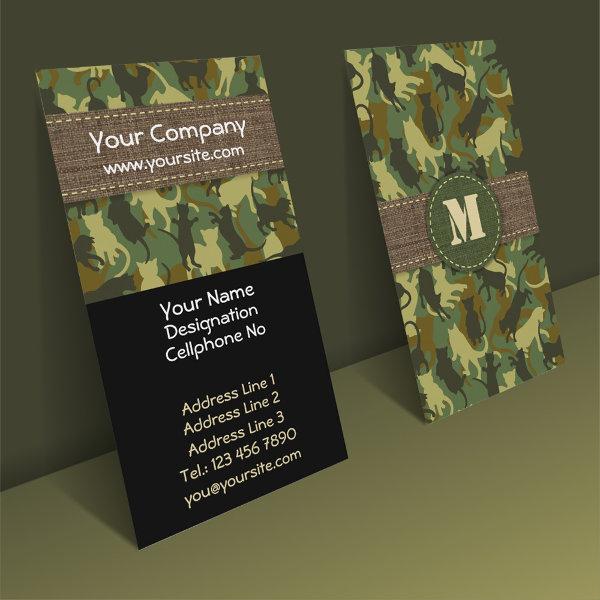 Cats Woodland Camouflage Vertical